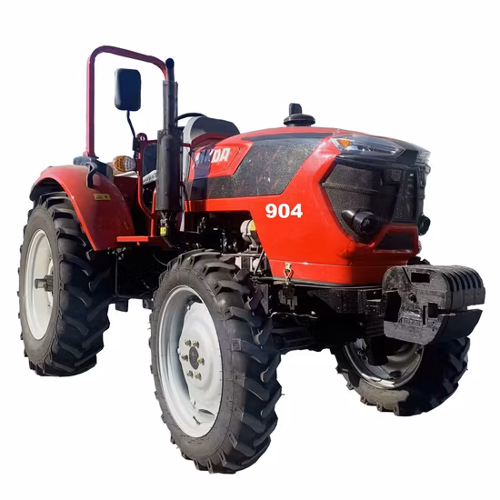 90HP 4*4 Agricultural /Farm/Garden/ Farm Tractor/Rice Harvester/Plow for Cheap Price