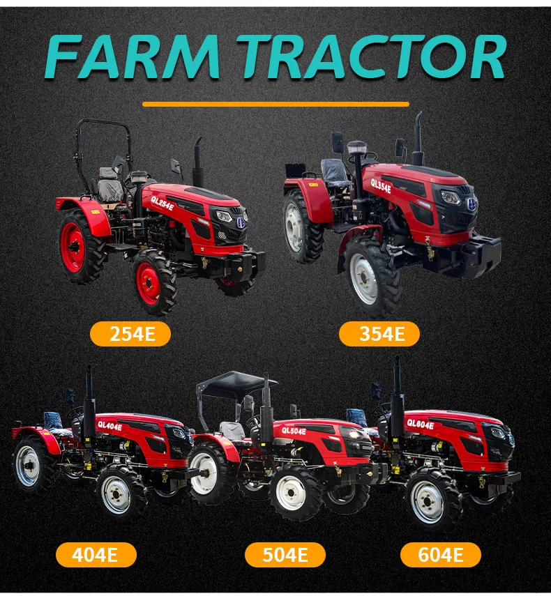 Farming 4WD Machinery Tractor Small Mini Agricultural Farm Tractor