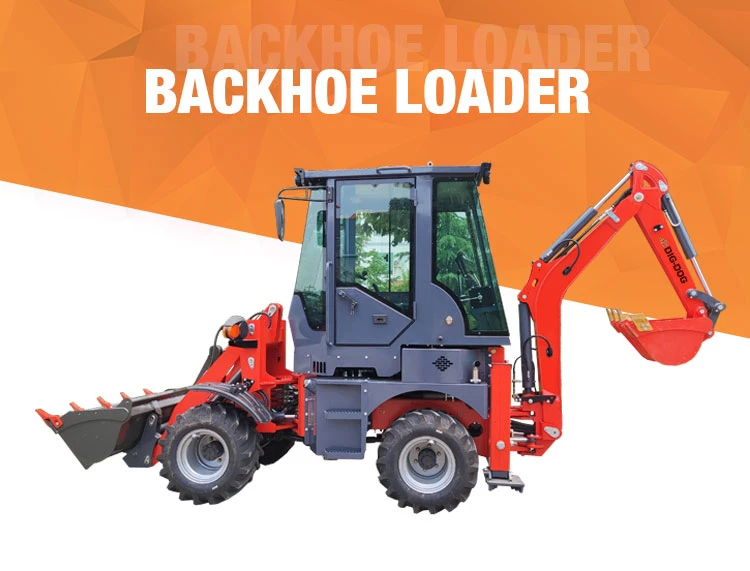 China Brand Mini Cheap 2 Ton 2.5 Ton 3 Ton Excavator Productwheel Backhoe Loader