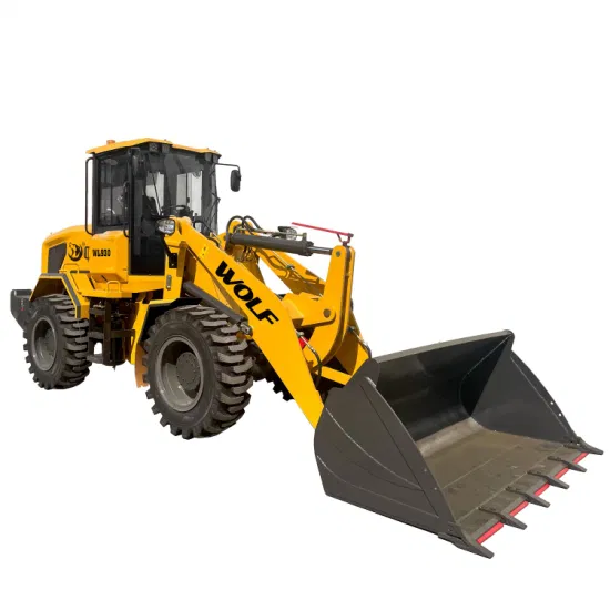 Chinese Wolf Wl930 CE/máquinas de construção ISO 2t/Ton Conversor de Torque Boom/Payloader/Preço da carregadeira de rodas com garra/Mulcher/Braçadeira de toras