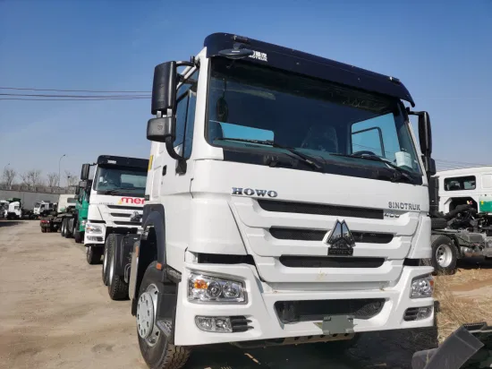 2023 Venda quente caminhão resistente Sinotruck HOWO 6*4 Hw79 10 rodas cabeça de caminhão/cabeça de reboque caminhão diesel branco com motor de trator