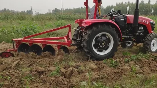 Trator agrícola de roda 4X4 de fábrica na China 40HP 50HP com peças opcionais