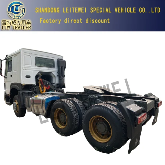 Segunda mão 6X4 caminhões Sinotruk HOWO 375HP 380HP 420HP Rhd LHD usado caminhão Tactor para venda