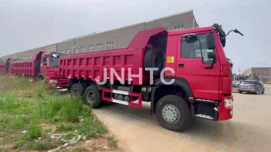 Caminhão basculante fora de estrada Sinotruk 6X6 com 11 pneus para estradas ruins Camion Benne