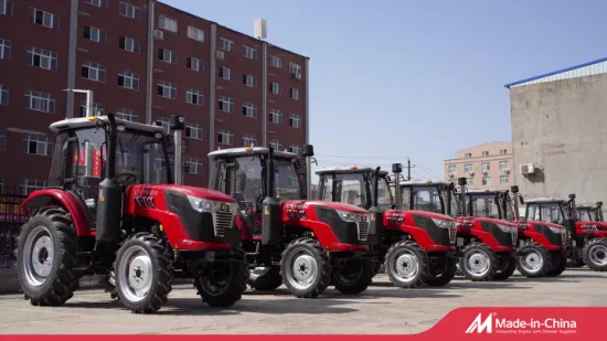 Equipamento agrícola Trator de rodas agrícolas no jardim com multiusos/máquina chinesa de venda quente